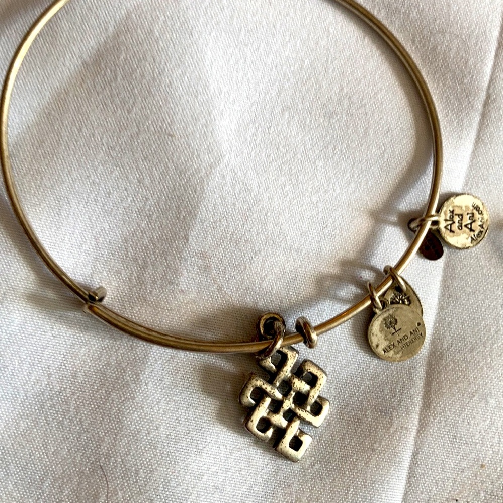 Two Alex and Ani bracelets like new excellent condition